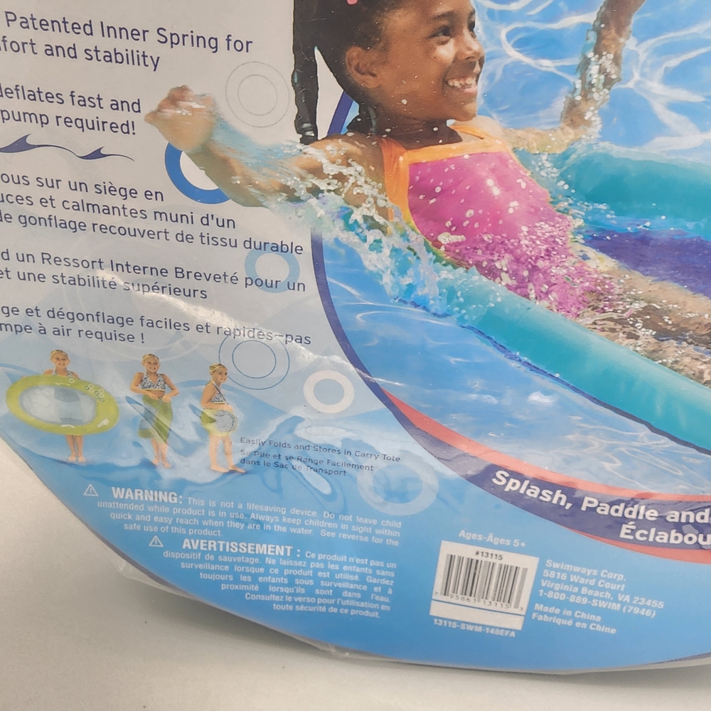Swimways Springfloat Kids Boat NEW - Picture 3 of 6